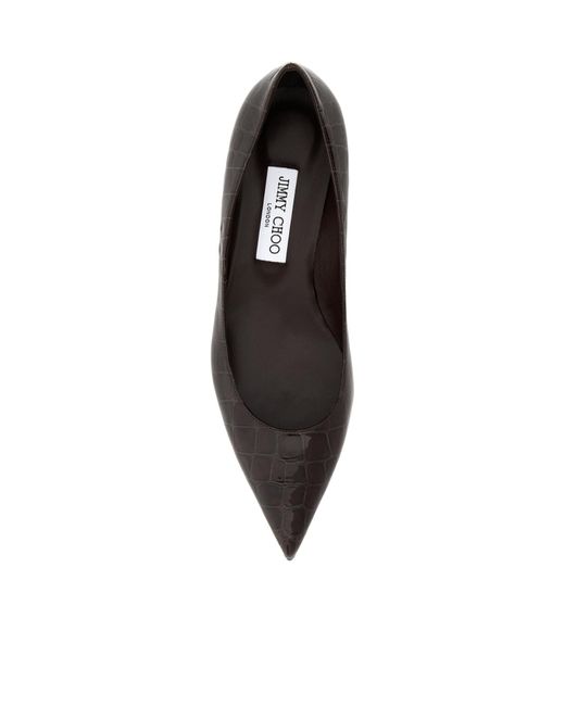 Jimmy Choo Brown Amelia Pointed Toe Pumps