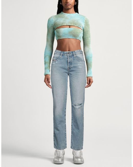 DIESEL Blue Casual Light Wash Jeans
