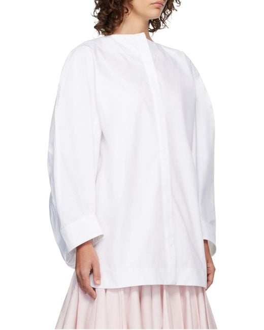 Jacquemus White The Pittore Long-Sleeve Shirt