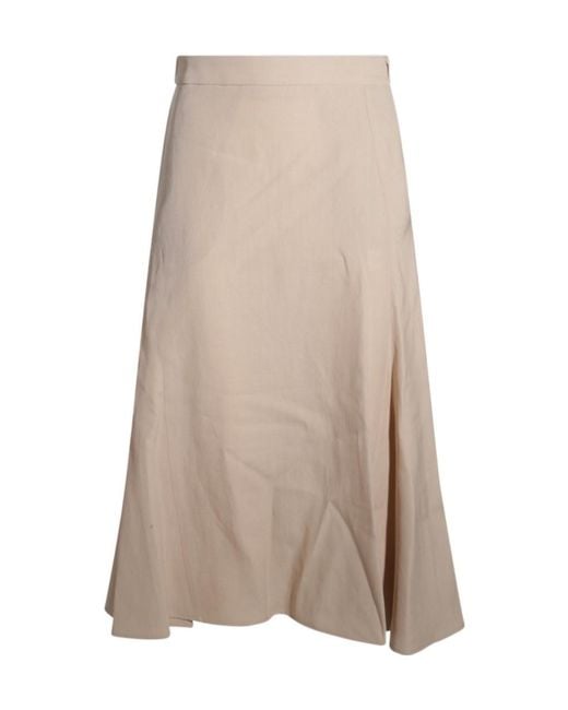 Fabiana Filippi Natural A-Line Skirt