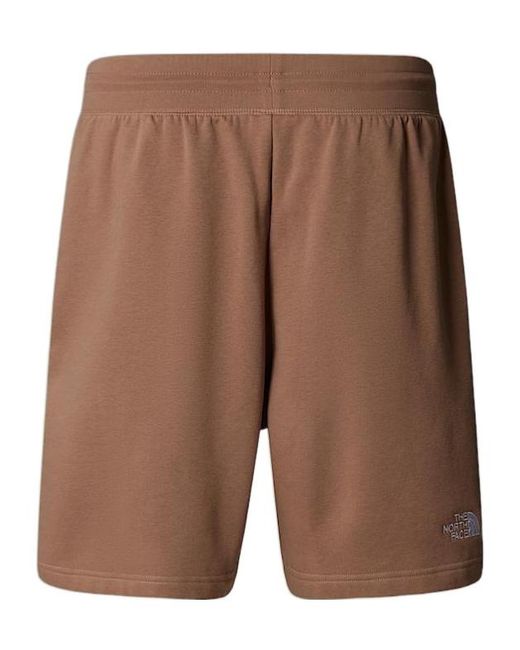 The North Face Brown Essential Relaxed Shorts for men