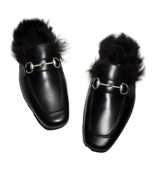 Gucci Black Casanova Horsebit Mule