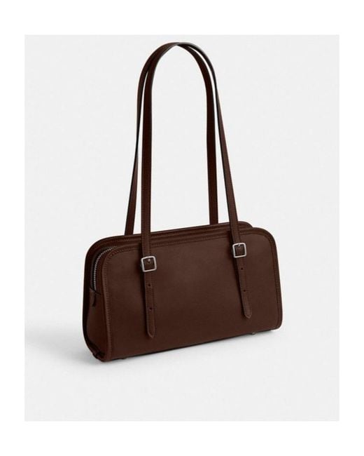 COACH Brown Swing Tote Bag