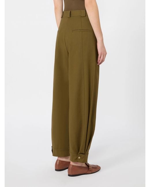 Max Mara Green Mxmadorni Trousers