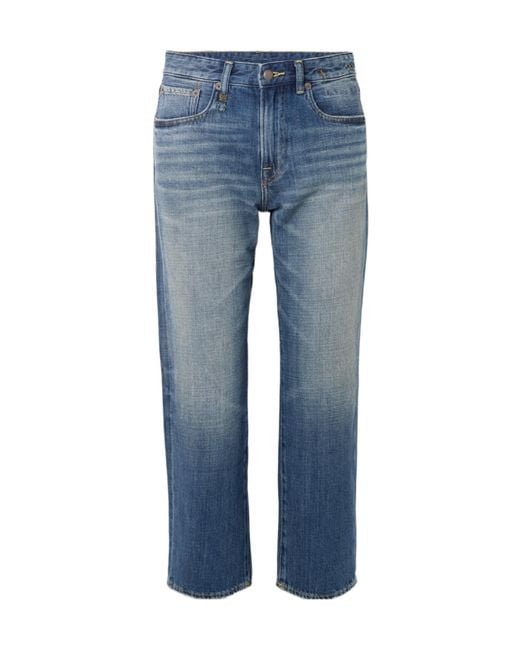 R13 Blue Romeo Straight Leg Jeans