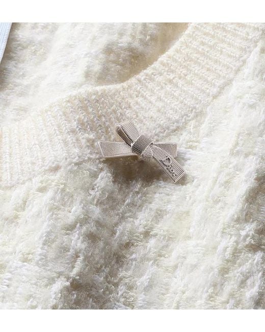 Dior White Godet Dress