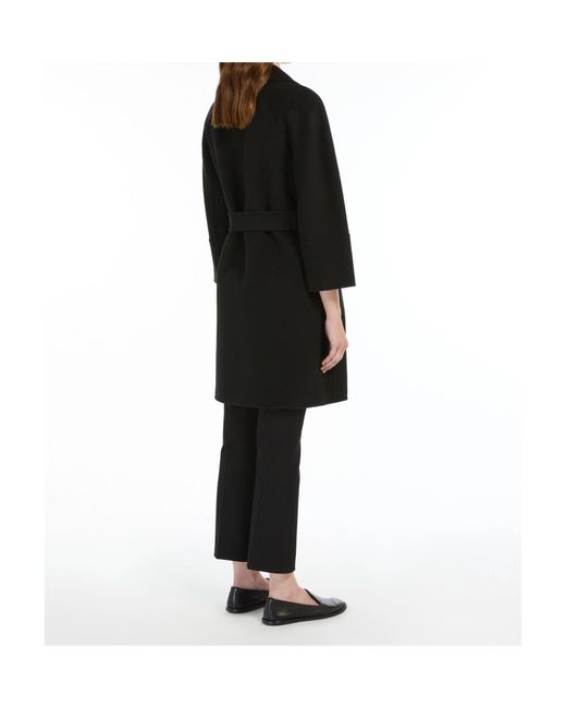 Max Mara Black Long-Sleeved Coat