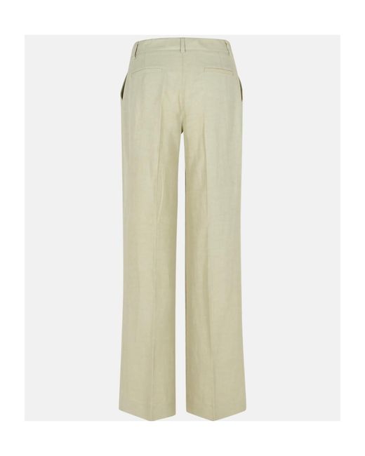 P.A.R.O.S.H. Natural Logo Straight Trousers