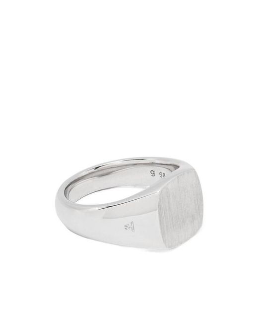 Tom Wood White Wide Ring for men