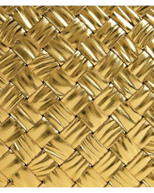 Bottega Veneta Metallic Knot Clutch Bag