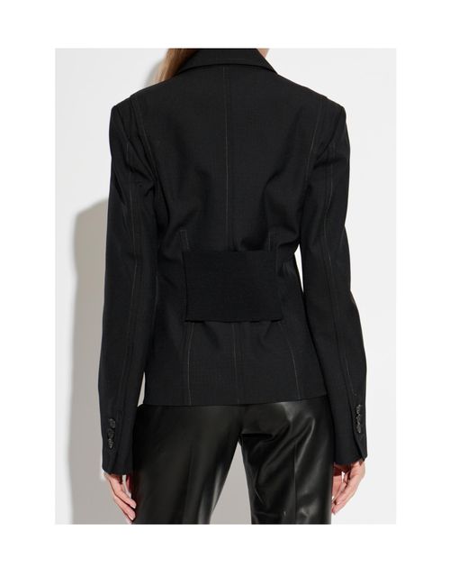 DSquared² Black Single Breasted Pocket Detailed Blazer