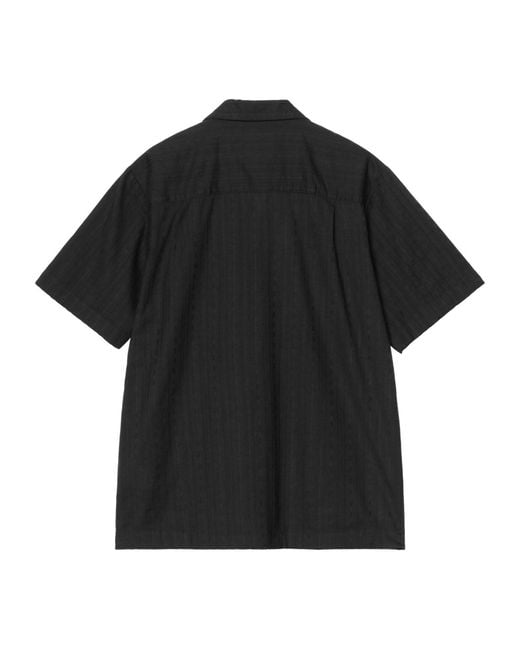 Carhartt Black S/S Gareth Shirt for men