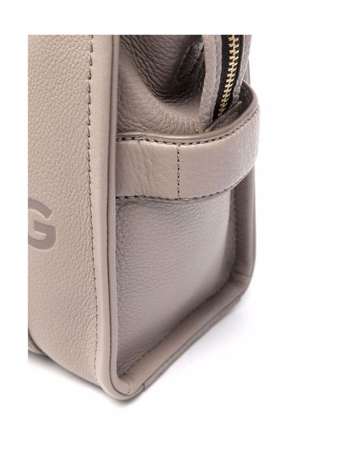 Marc Jacobs Gray Logo Handbag