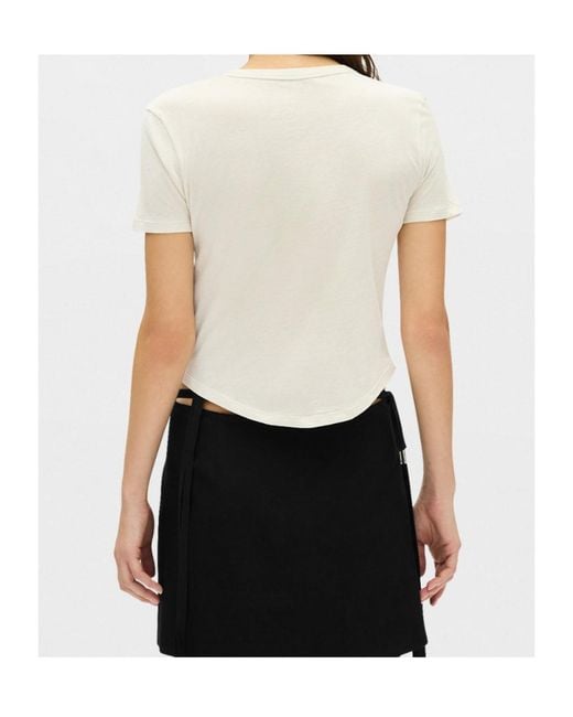 Ann Demeulemeester White Floor T-Shirt