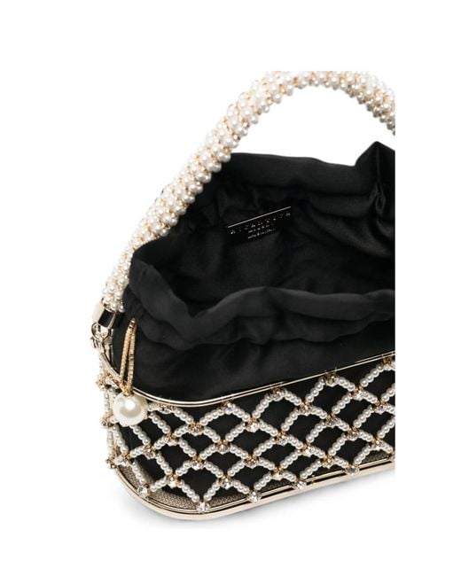 Rosantica Black Drawstring Tote Bag