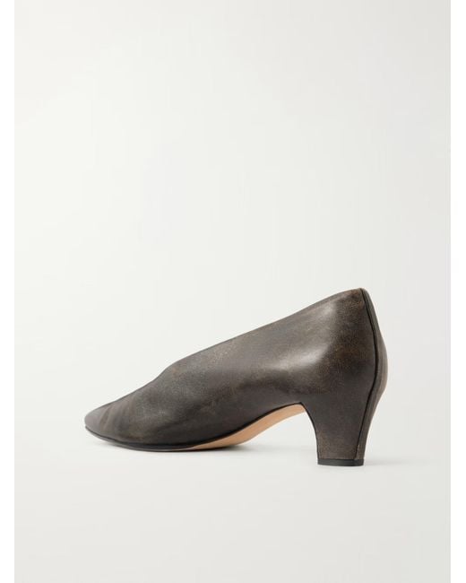 Calvin Klein Brown Bri Leather Pumps