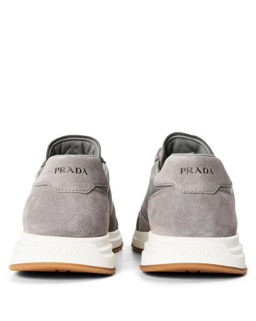 Prada Gray Trainers for men