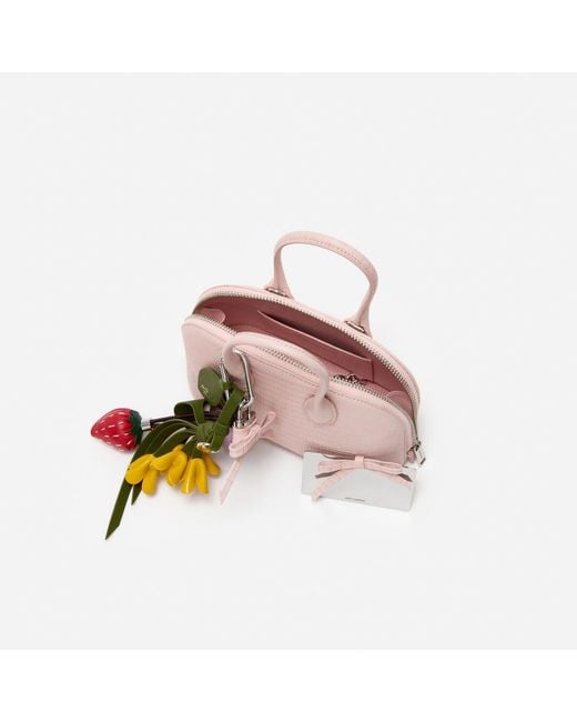 Self-Portrait Pink Embossed Mini Handbag
