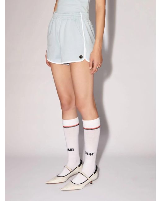 Ambush Blue Logo Plaque Running Shorts