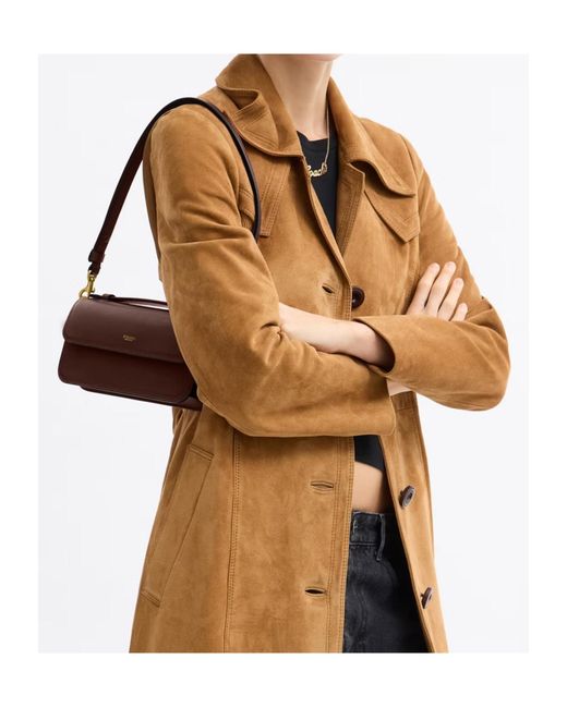 COACH Brown Elora Top Handle Shoulder Bag