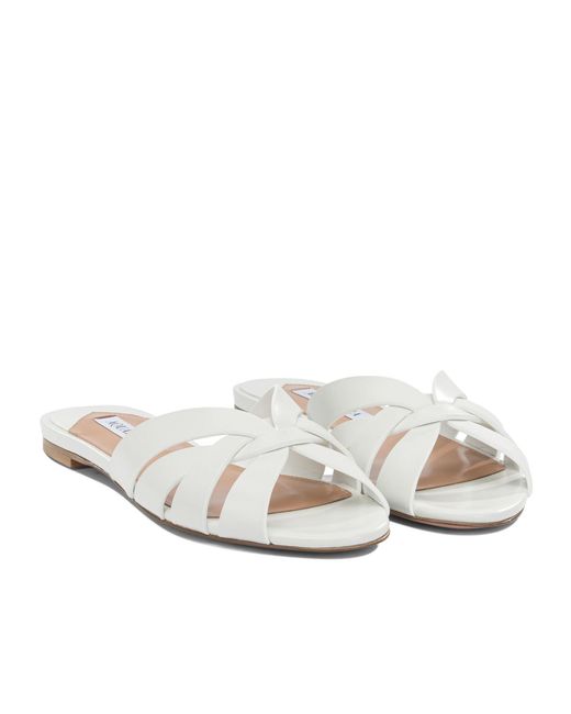 Aquazzura White 'Copacabana' Slide