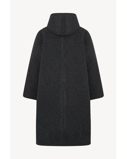 The Row Black Nikar Hooded Coat for men