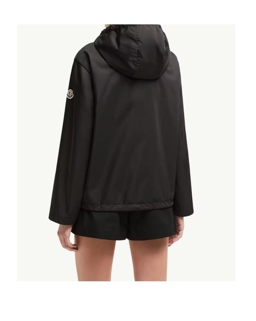 Moncler Black Cassiopea Hooded Jacket