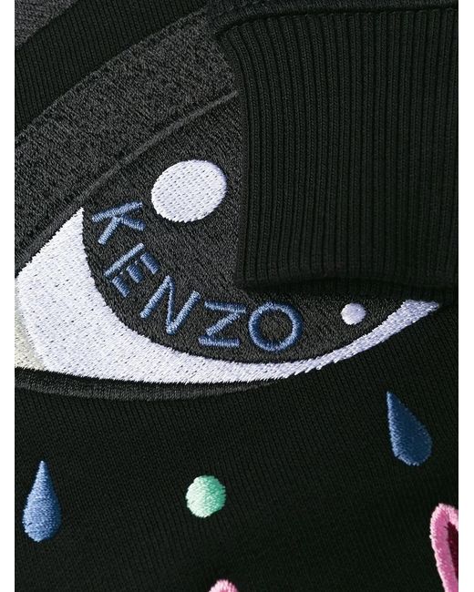 KENZO Black Eye Logo Knitted Dress