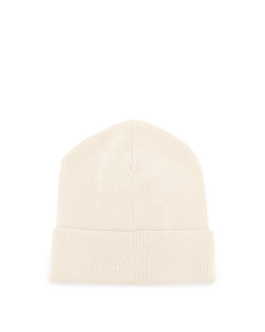Brunello Cucinelli Natural Cuffed Monili Detail Hat