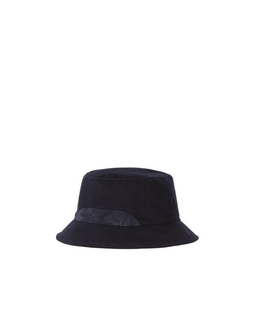 Loro Piana Blue Cityleisure Cashmere Bucket Hat for men