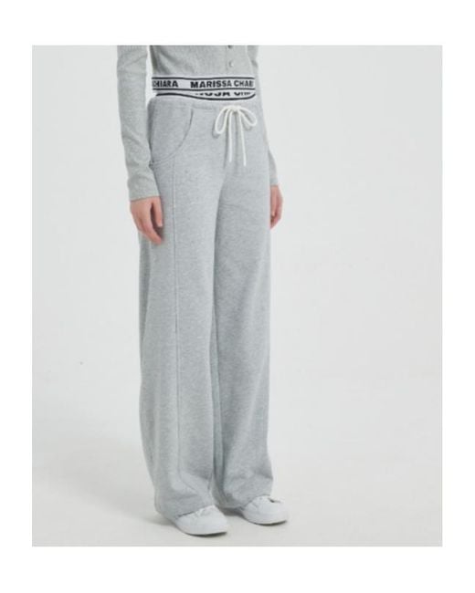 Marissa Chiara Gray Drawstring Sweatpants