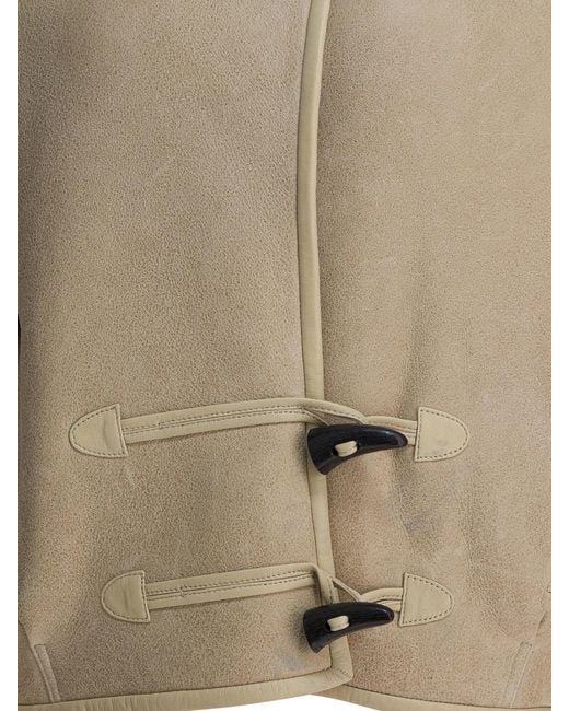 Isabel Marant Natural Amiel Shearling Jacket