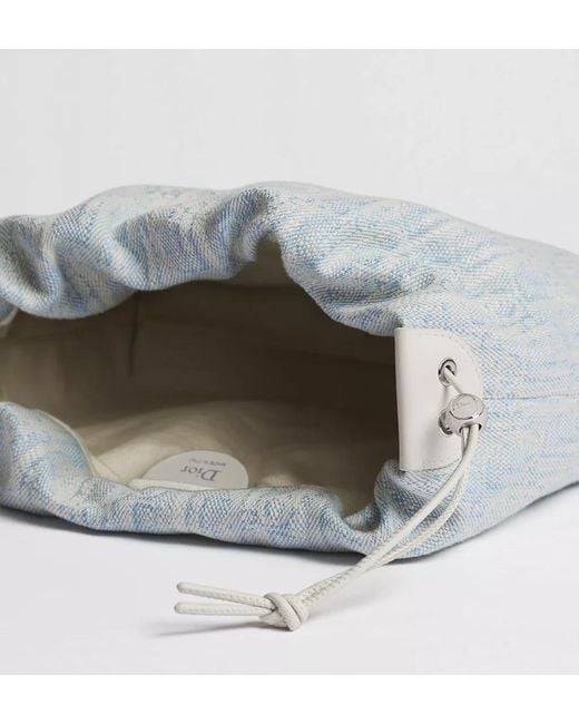 Dior Gray Medium Travel Last Minute Pouch