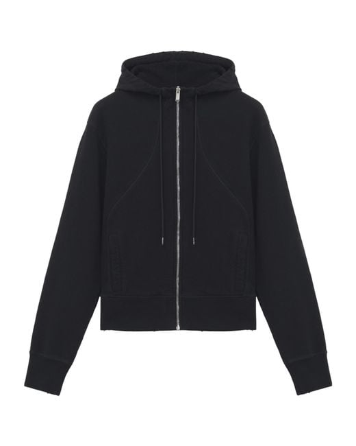 McQueen Blue Zip-Up Hoodie for men