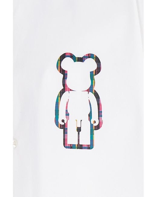 Comme des Garçons White Camicia Comme Des Garçons Shirt X Be@rbrick for men