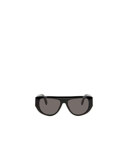 Palm Angels White Eyewear Joshua Mask Frame Sunglasses for men