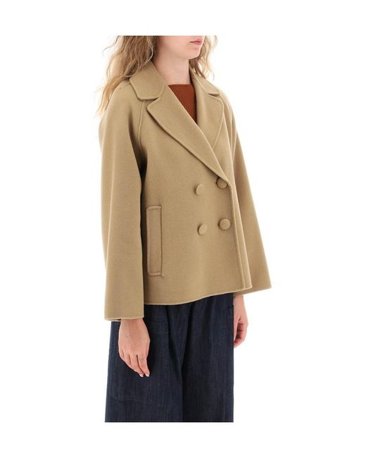 Weekend by Maxmara Natural Double-Breasted Jacket