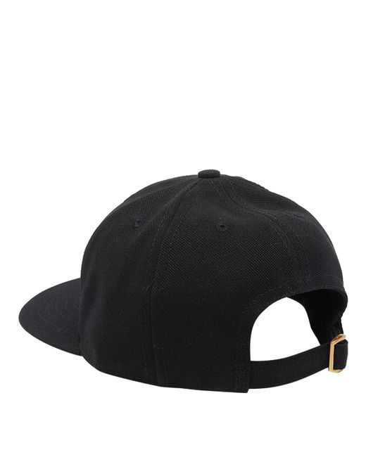 Willy Chavarria Black Logo Baseball Cap for men