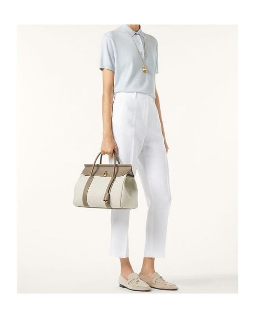 Loro Piana White Regular Fit Polo Shirt