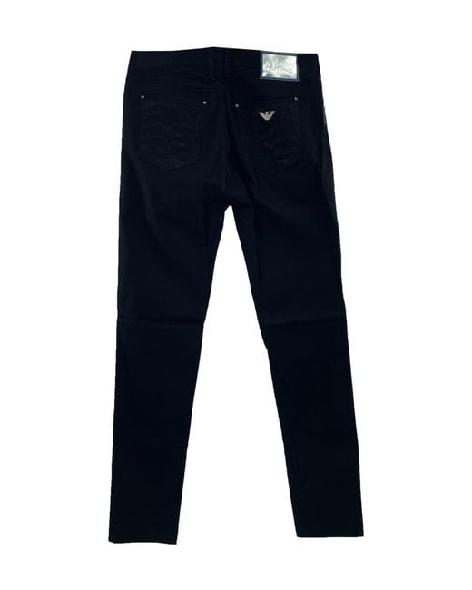 Armani Jeans Blue Logo Jeans