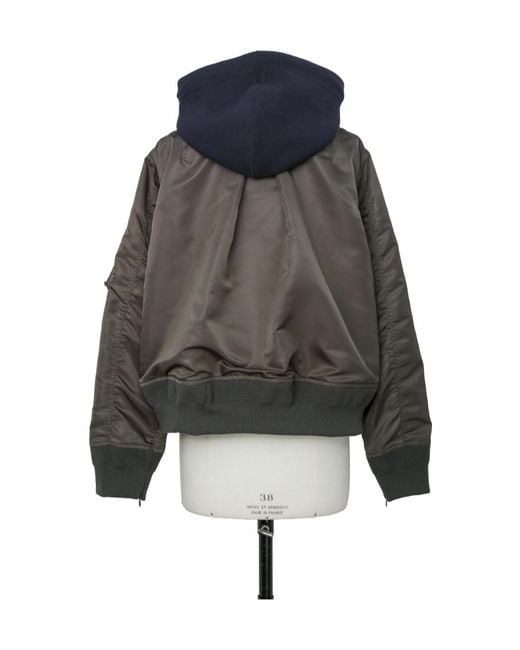 Sacai Blue Sponge Sweat Hoodie