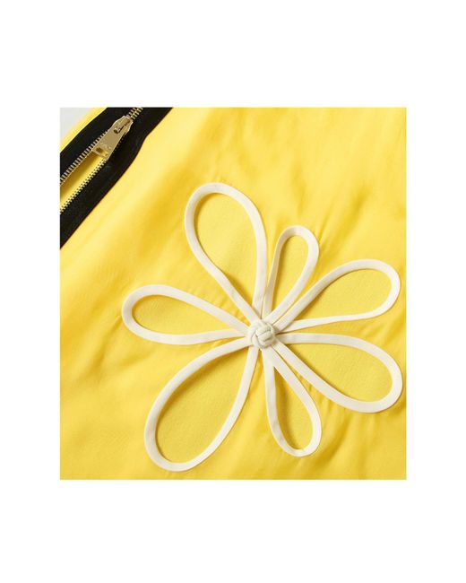 Fendi Yellow Straight-Leg Mid-Length Knee-Length Skirt