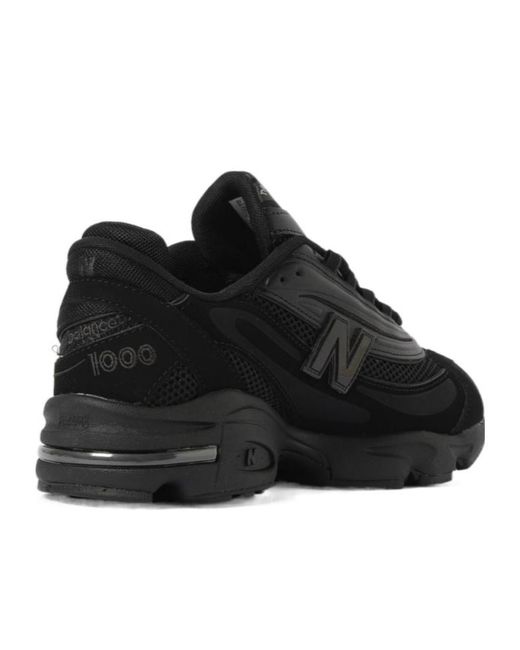 New Balance Black 1000 Lace-Up Sneakers for men