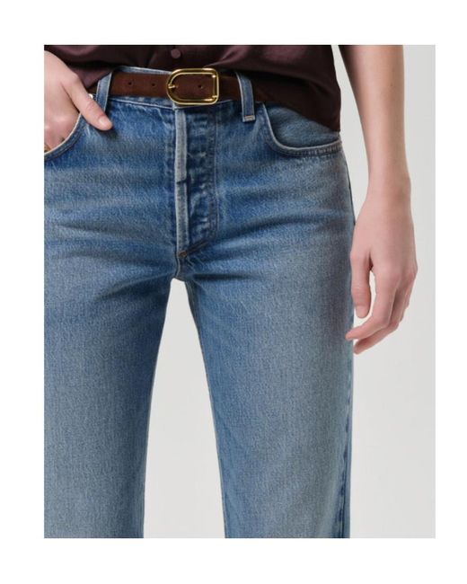Citizens of Humanity Blue Belt-Loop Jeans