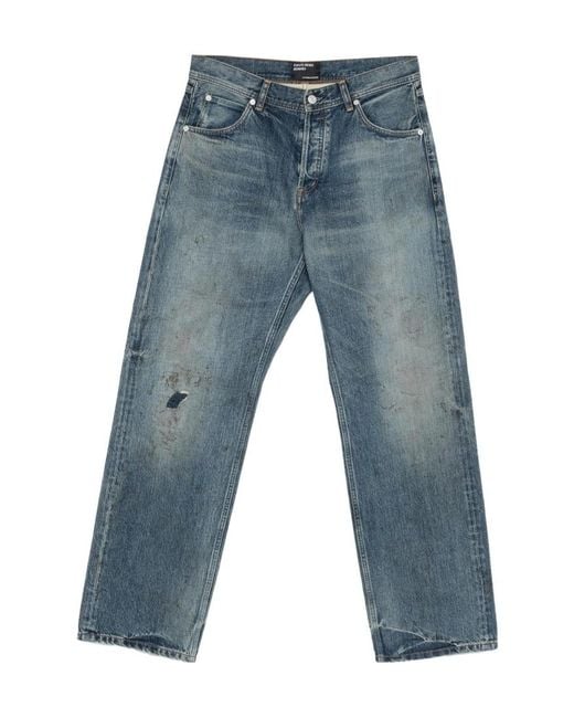 Enfants Riches Deprimes Blue Enfants Riches Déprimés Distressed Straight-Leg Jeans for men