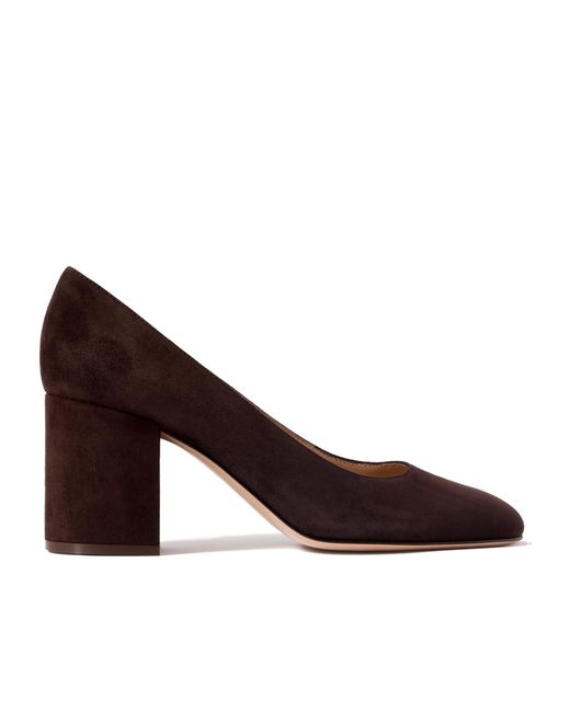 Gianvito Rossi Brown Suede Pumps