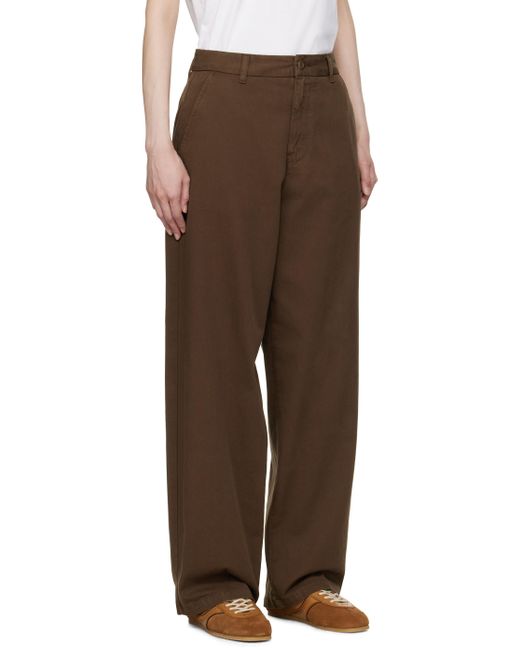 Carhartt Brown Belt Loop Track Pants