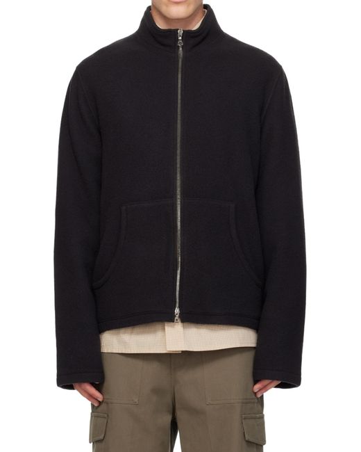 Rier Blue Zip-Up Jacket for men
