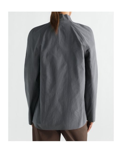 Lemaire Gray Ascot Blouse