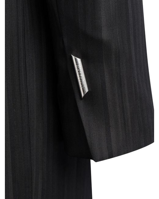 Dondup Black Long-Sleeved Dress